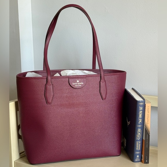 kate spade Handbags - Kate Spade Large Lori Blackberry Tote
